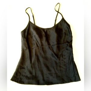 Pure Silk Black Camisole Size 4